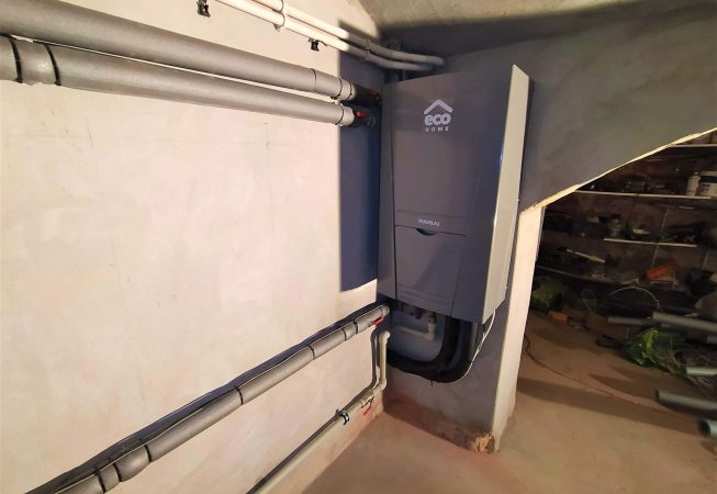 Realizacje ECE powietrzna pompa ciepla w 100 letnim budynku jednorodzinnym